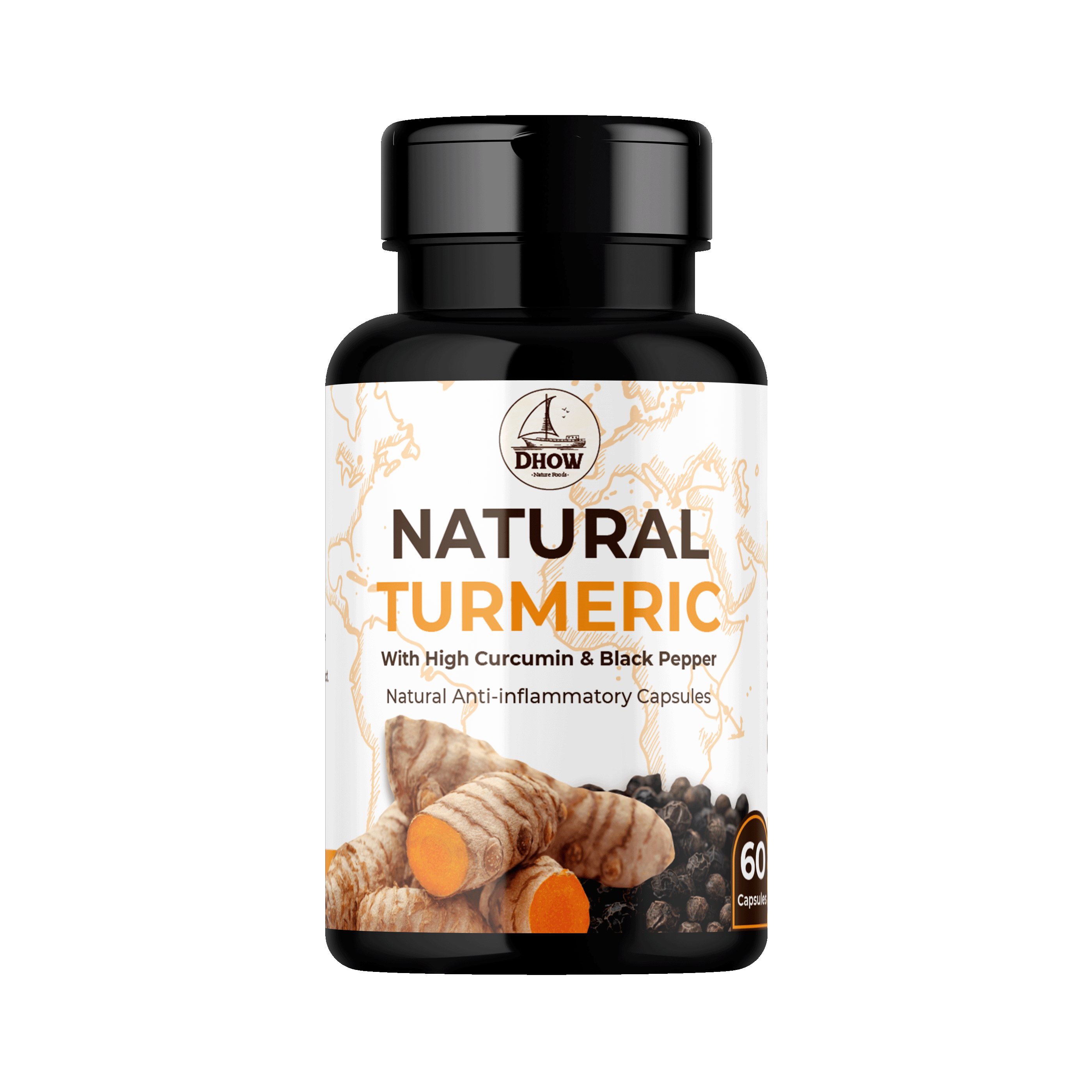 High Curcumin Turmeric Capsules (Curcuma Longa) – Dhow Nature Foods (TZ)