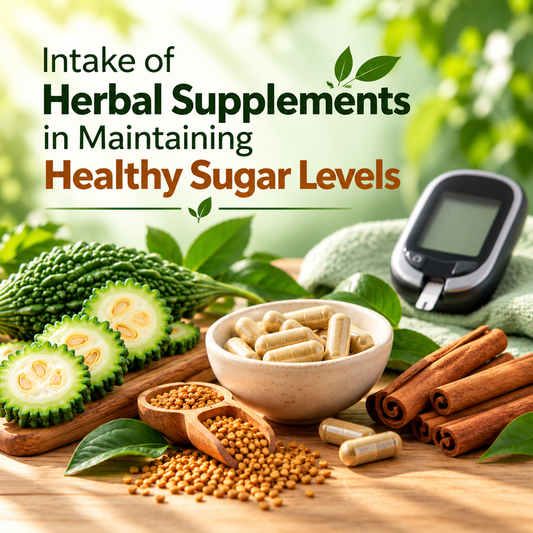 Intake of Herbal Supplements in Maintaining Healthy Sugar Levels